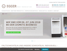 Tablet Screenshot of eggerdruck.de